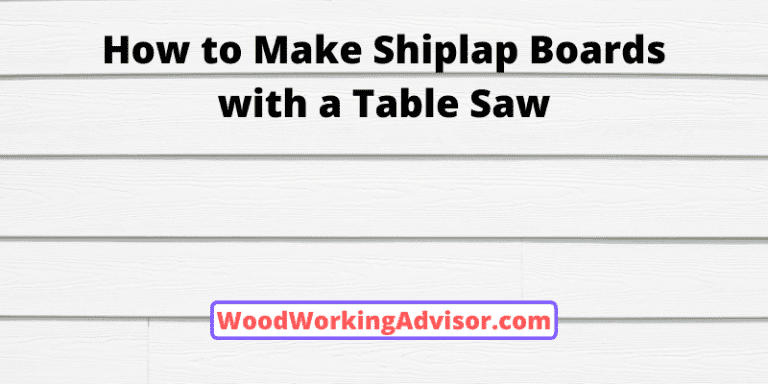 How to Make Shiplap Boards with a Table Saw
