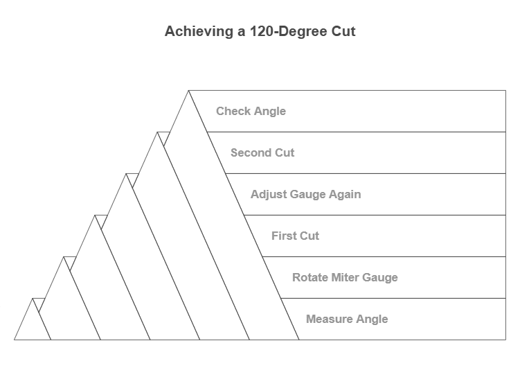 How To Cut 120 Degree Angle On A Miter Saw