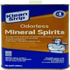 Klean-Strip odorless mineral spirits quart bottle