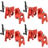FLKQC 4 pack 3/4 inch cast iron pipe clamp set for wood glue-ups