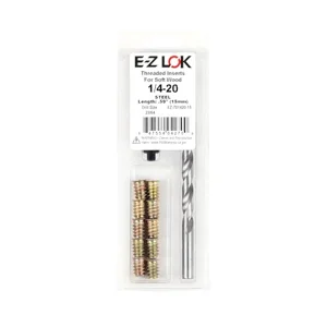 E-Z LOK Threaded Inserts for Wood, Repair Installation Kit
