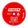 Diablo Ultra Finish Carbide Blade (7-1/4in, 60T, 2-Pack)