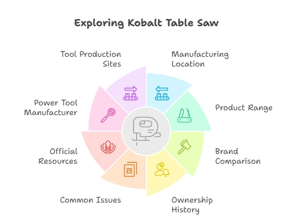 Who Manufactures Kobalt Table Saw
