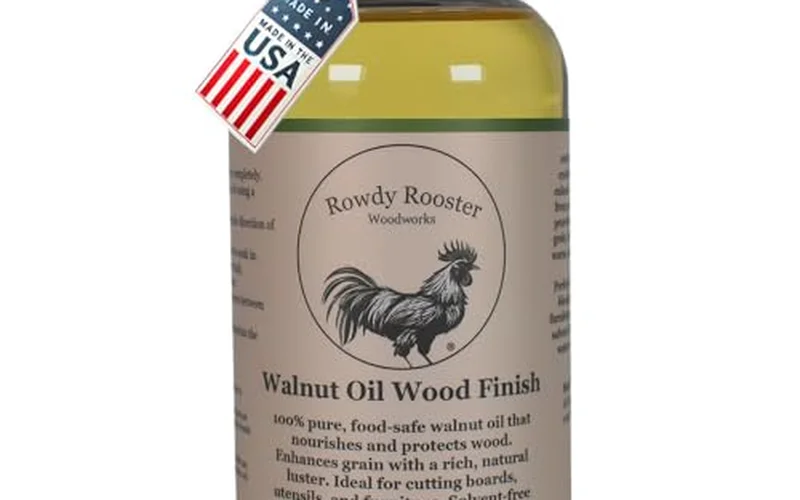Refined walnut oil wood finish for cutting boards and bowls