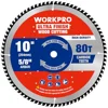 WORKPRO 10 inch 80-tooth ultra fine finish circular saw blade
