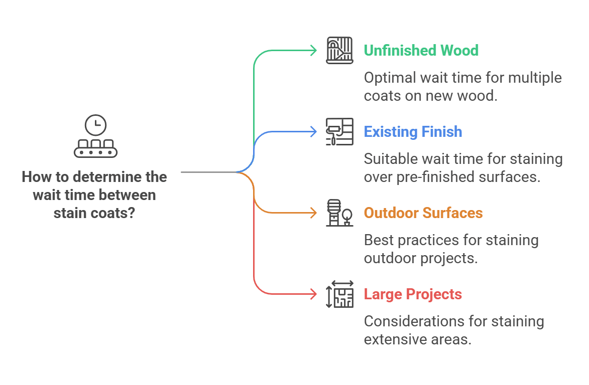 How Long to Wait between Coats of Stain
