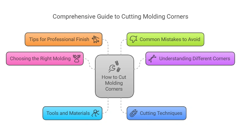 how to cut molding corners