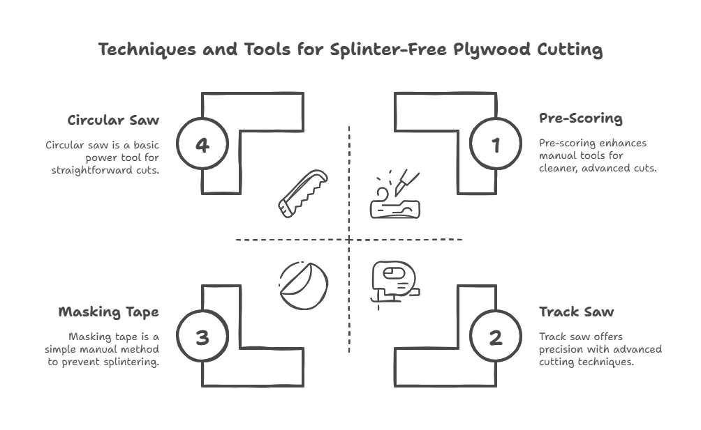 How to Cut Plywood Without Splintering