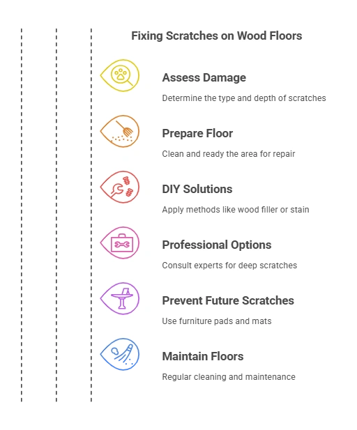 How to Easily Fix Scratches on Wood Floor