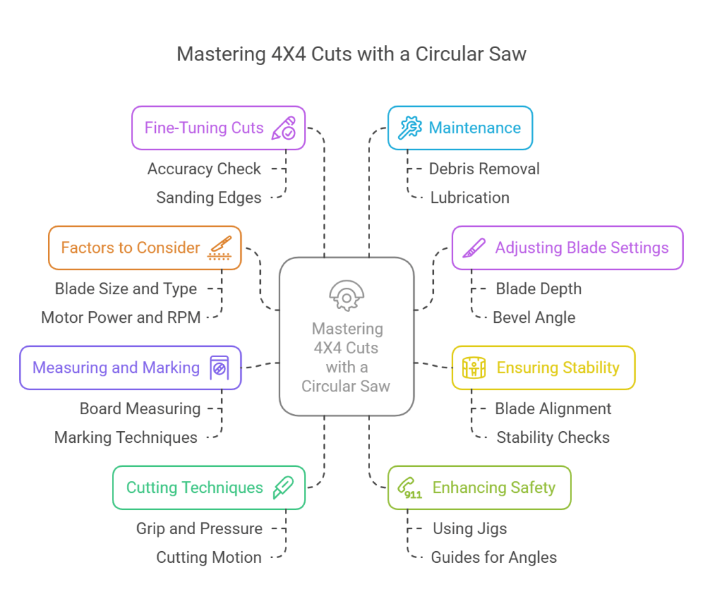 How to Master Perfect 4X4 Cuts with Your Circular Saw
