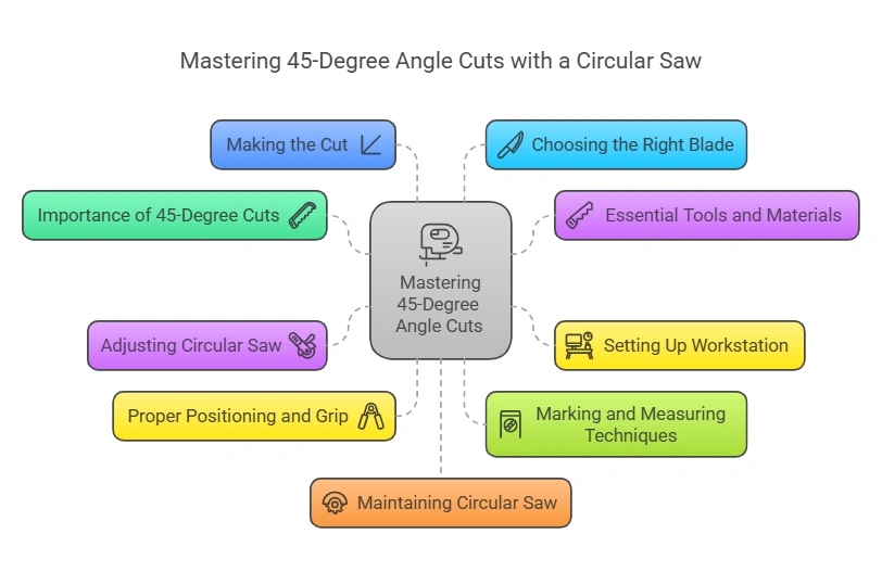How to Master the Perfect 45 Degree Angle Cut With Your Circular Saw