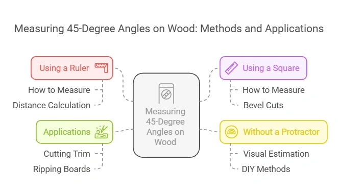 How to Measure 45 Degree Angle on Wood