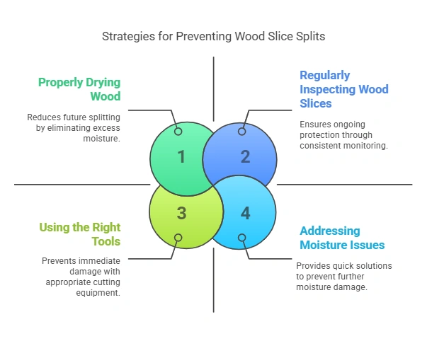 How to Prevent Wood Slices from Splitting