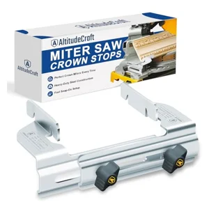 AltitudeCraft Miter Saw Crown Stops, Heavy-Duty Crown Molding Jig