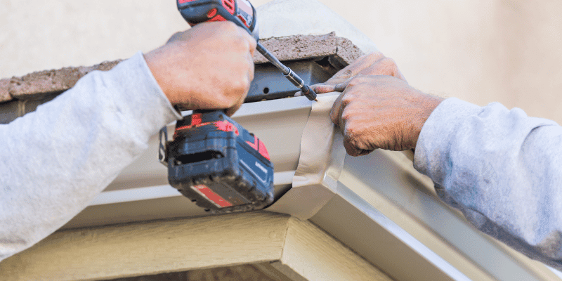 how to attach aluminum to wood