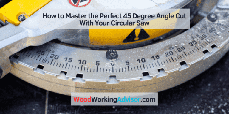 how to cut 45 degree angle with circular saw