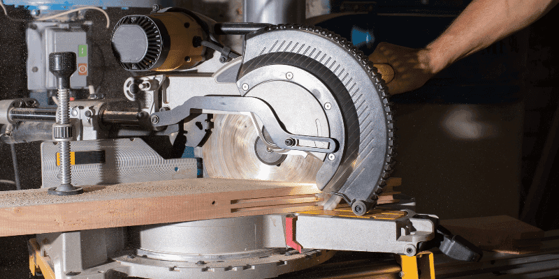 how to cut 45-degree angles with a miter saw