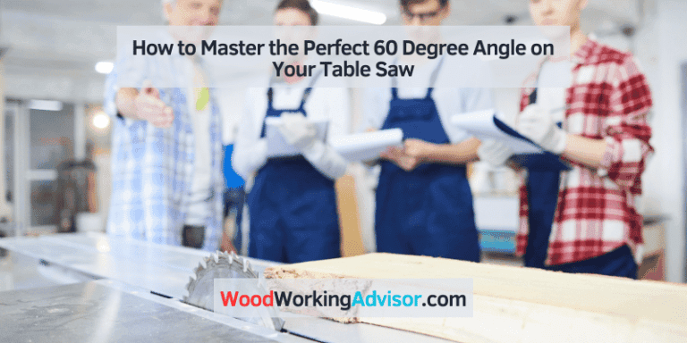 how to cut 60 degree angle on table saw