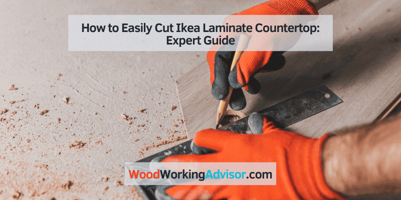 how to cut ikea laminate countertop