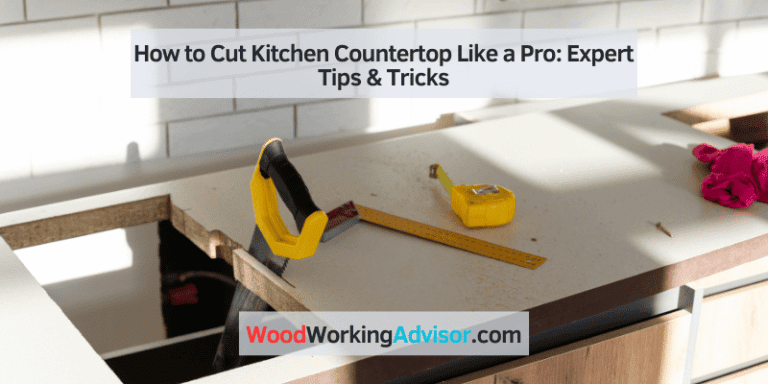 how to cut kitchen countertop