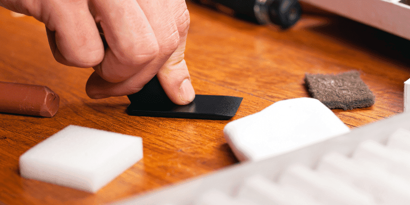 how to fix scratches on wood floor