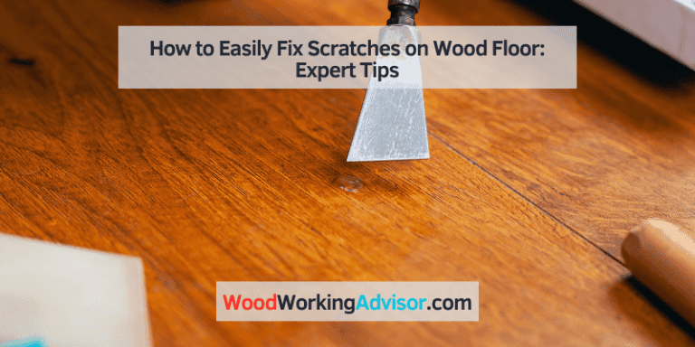 how to fix scratches on wood floor