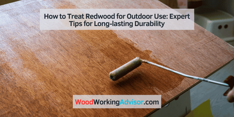 how to treat redwood for outdoor use