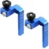 Miter saw stop block flip stop for repeatable cuts