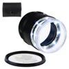 10x Lighted Jewelers Loupe with 8 LED Lights and Reticle Scale