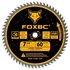 FOXBC 7-1/4 inch 60-tooth fine finish circular saw blade