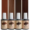 Dark brown wood stain repair kit brush-on touch-up bottles