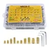 170 piece threaded insert kit with hex wrenches for wood furniture