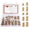 191 piece threaded insert kit with hex wrench in storage box
