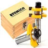 YONICO tongue and groove router bit set for cutting shiplap grooves