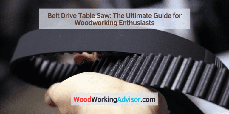 Belt Drive Table Saw