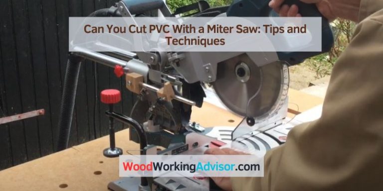 Can You Cut PVC With a Miter Saw