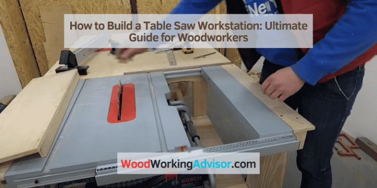 How to Build a Table Saw Workstation