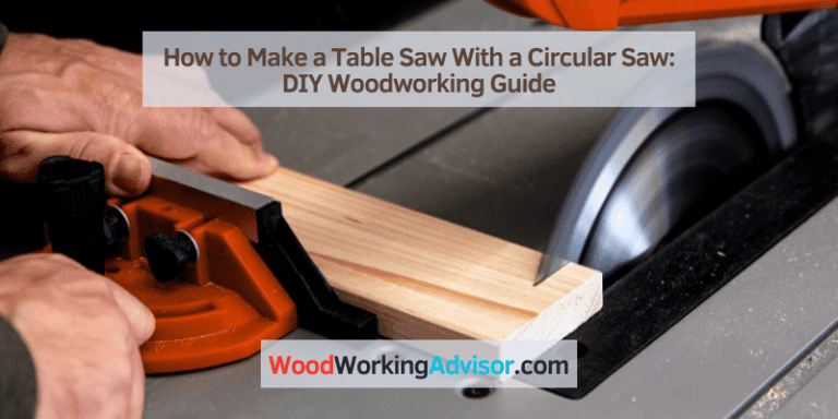 How to Make a Table Saw With a Circular Saw