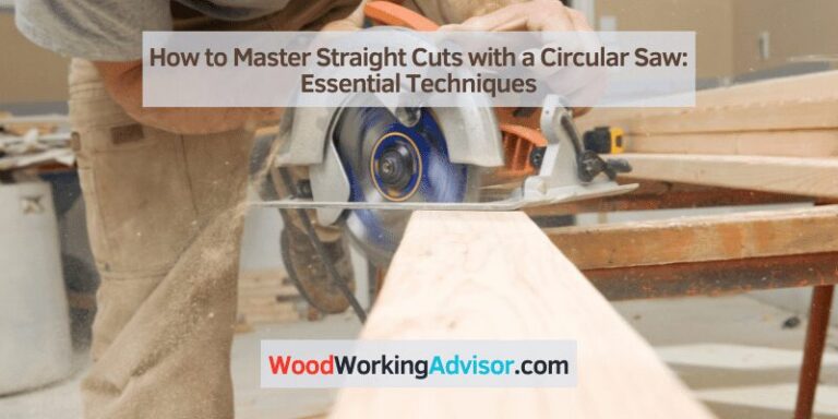 how to cut straight with circular saw