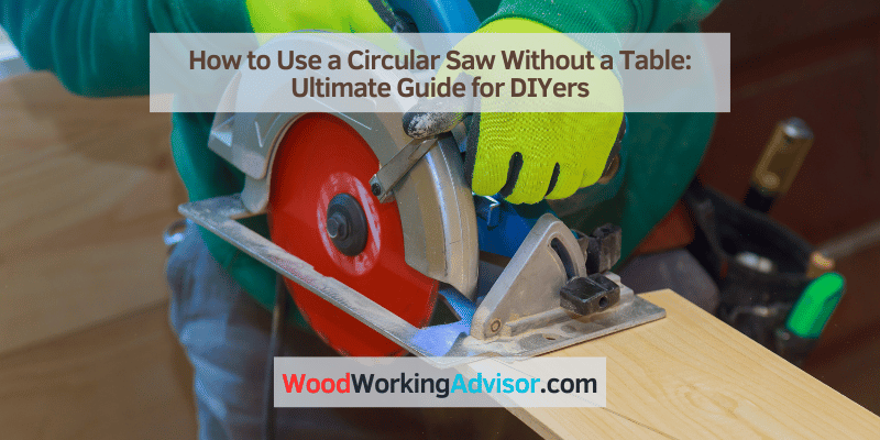 How to Use a Circular Saw Without a Table
