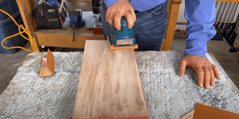 Sanding between Coats of Stain
