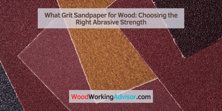 What Grit Sandpaper for Wood