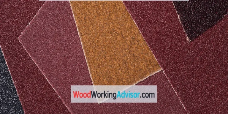 Assorted grits of sandpaper for wood