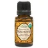 US Organic patchouli essential oil bottle, USDA certified organic