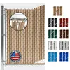 FenceSource Wave Slat privacy slat for chain link fence