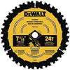 DEWALT 7-1/4 inch 24 tooth wood cutting circular saw blade