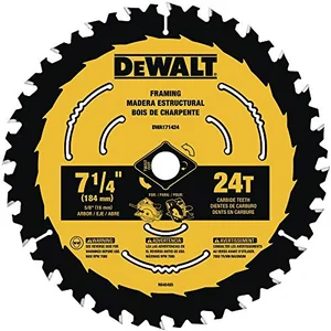 DEWALT DWA171424 7-1/4 Inch 24-Tooth Circular Saw Blade