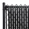Fenpro Privacy Fence Slats, Chain-Link Bottom Lock, Black, 6ftx10ft