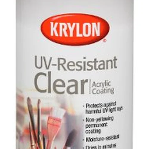 UV-resistant clear protective spray for finished wood