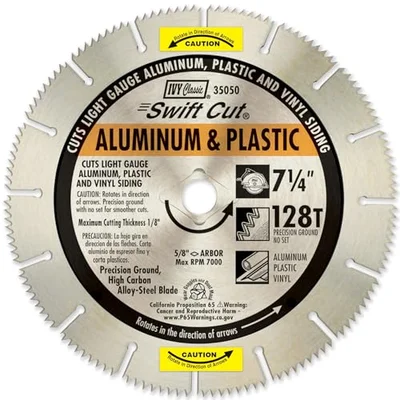 IVY Classic 128 tooth aluminum and plastic cutting blade